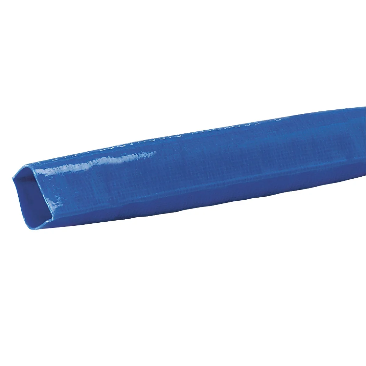 Versatile Abbott Rubber 1-1 2 In. x 150 Ft. Blue Lay Flat Economy Discharge Hose Bulk Professional