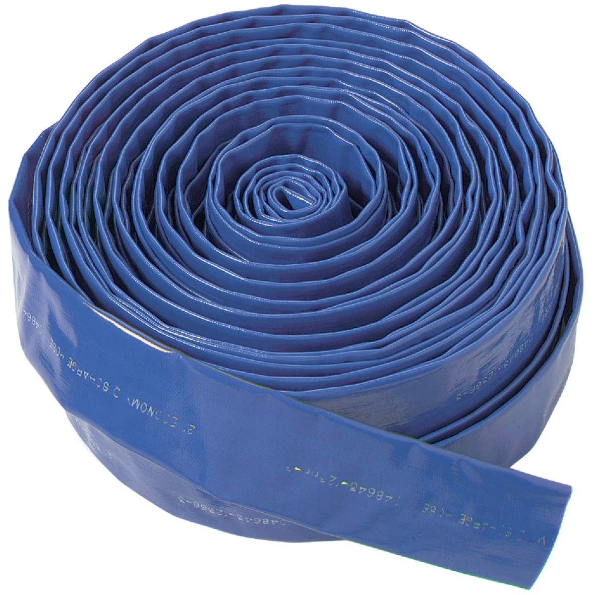 Carefully Designed Abbott Rubber 2 In. x 150 Ft. Blue Lay Flat Economy Discharge Hose Bulk Expertly Made