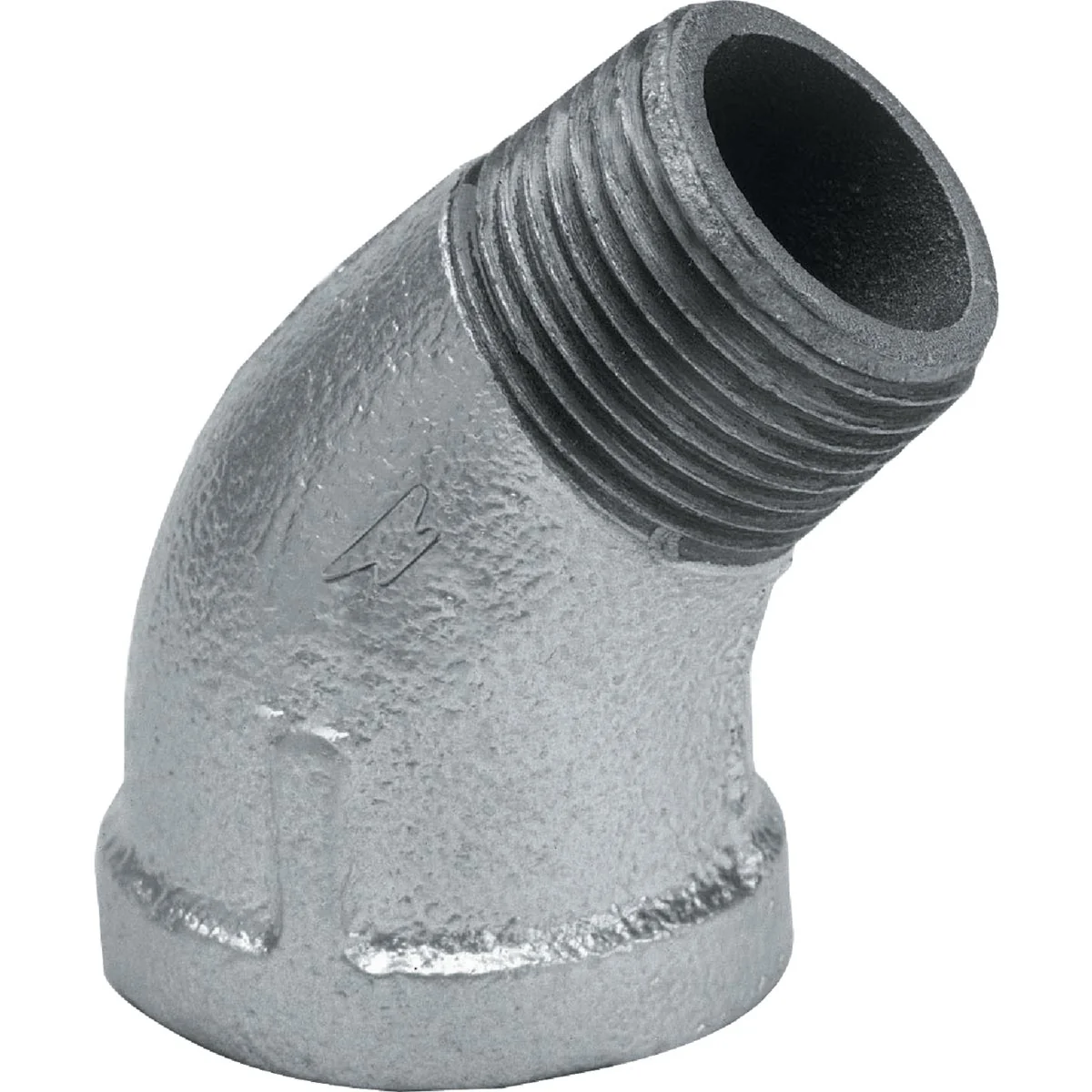 Unique Anvil 1 4 In. 45 Deg. Street Galvanized Elbow 1 8 Bend Relaxed