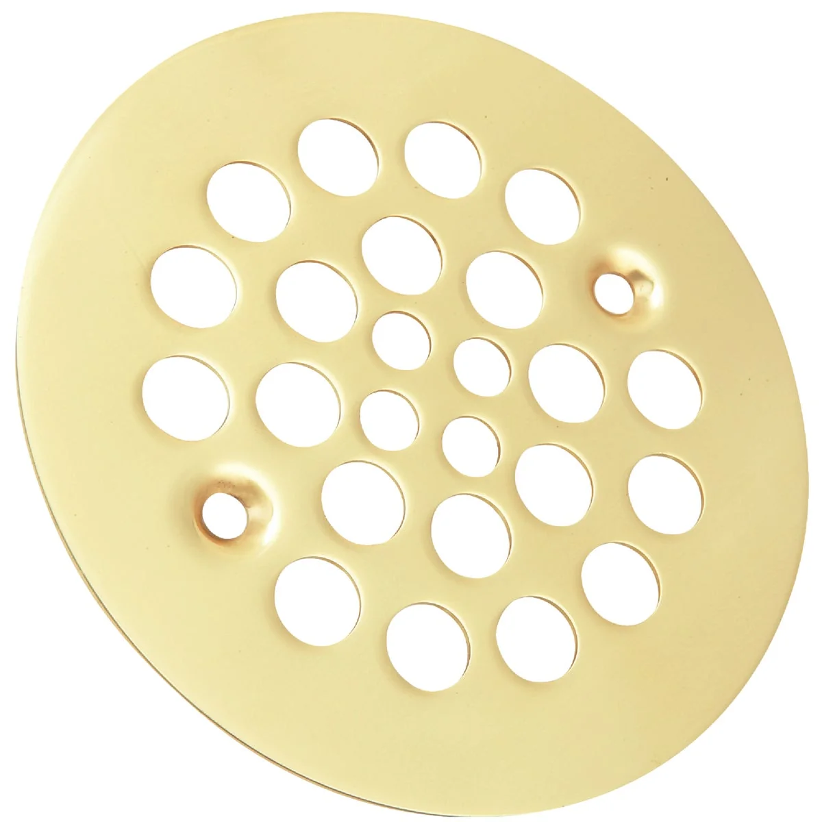 Safe Do it 4-1 4 In. Polished Brass Shower Drain Strainer Premium Material