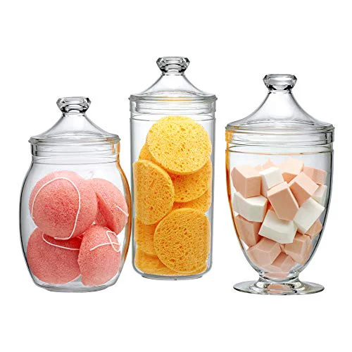 Contemporary Adore Plastic Apothecary Jars 3 Count Proven