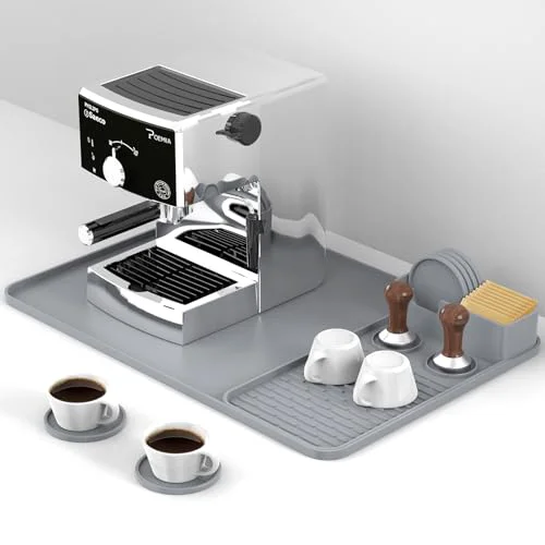 Powerful Silicone Coffee Mat with 6 Coasters 7 Count Authentic