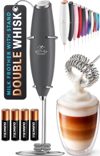 Professional Powerful Milk Frother Wand With Duracell Batteries Original