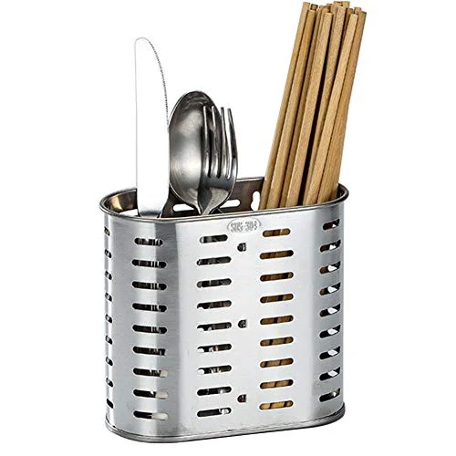 User-Friendly Self Adhesive 2 Compartments Mesh Utensil Drying Rack Powerful