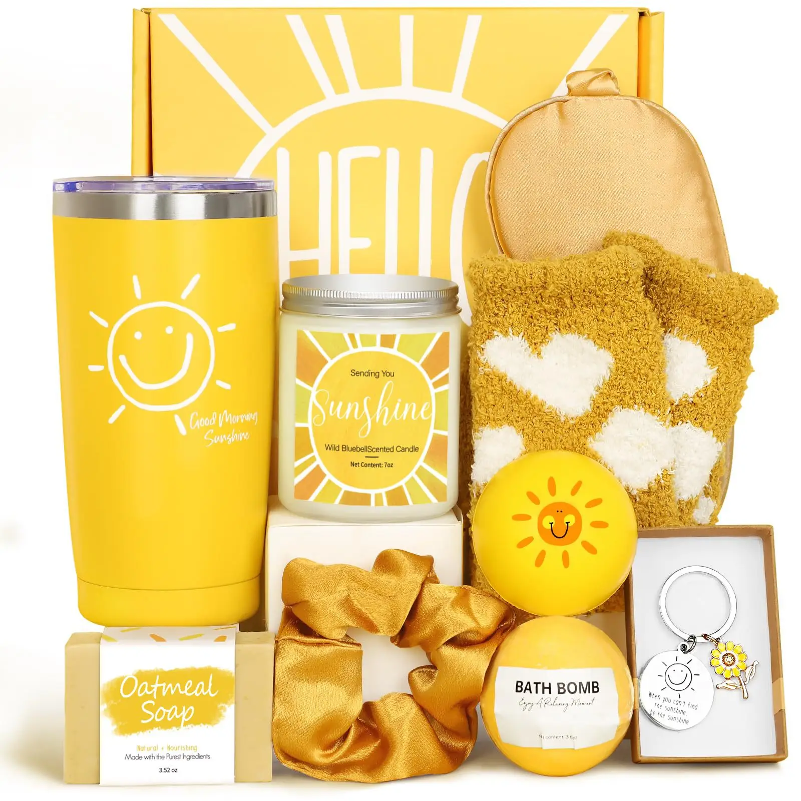 Effective Happy Birthday Gift Basket for Women with Blanket Tumbler and Spa Set Luxury