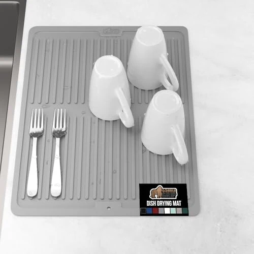 Healthy Patented BPA Silicone Dish Drying Mat Original