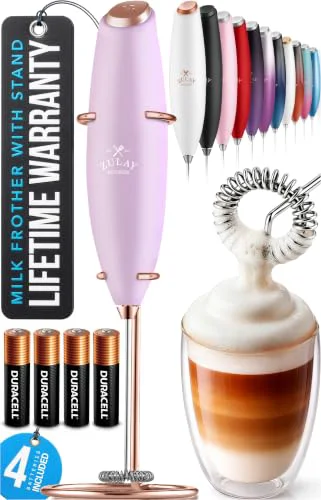 Soft Powerful Milk Frother Wand With Duracell Batteries Smart