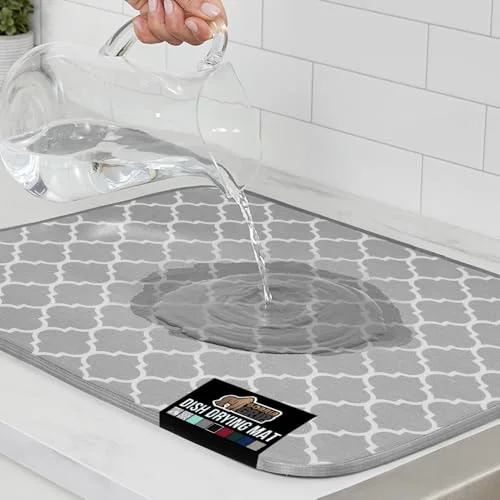 Original Ultra Absorbent Microfiber Dish Drying Mat Optimized
