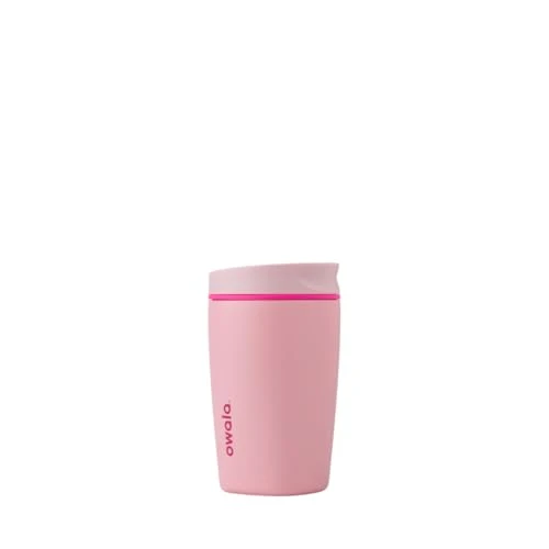 Green SmoothSip Slider Insulated Stainless Steel Coffee Tumbler Secure