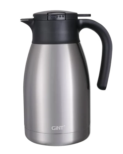 Convenient 51Oz Stainless Steel Thermal Coffee Carafe with Lid Premium