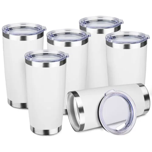 Trusted 6 Pack 20oz Stainless Steel Travel Coffee Tumbler Authentic