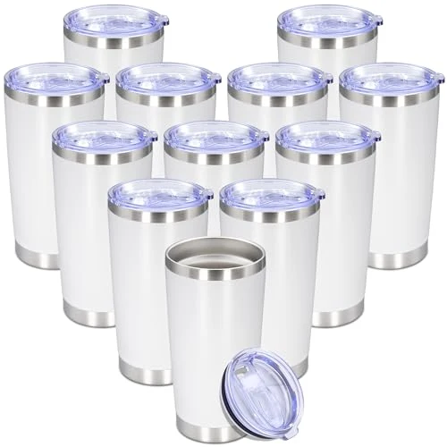 Natural 20 oz Tumbler Insulated Tumblers Stainless Steel Coffee Mug Premium