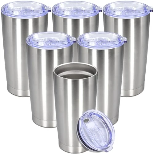 Organic 20 oz Tumbler Insulated Tumblers Stainless Steel Coffee Mug Sustainable