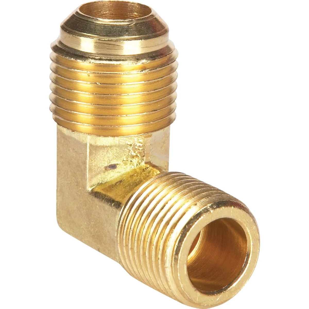 Quality Do it 1 2 In. x 3 8 MIP 90 Deg. Flare Brass Elbow 1 4 Bend Healthy