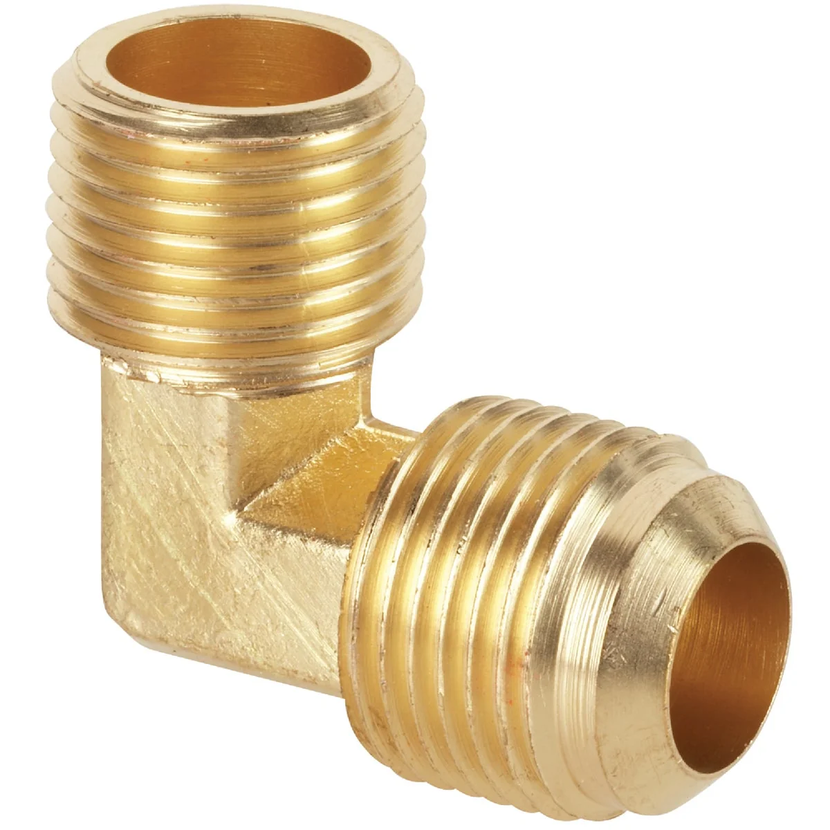 Detailed Do it 5 8 In. x 1 2 In. MIP 90 Deg. Flare Brass Elbow 1 4 Bend Lightweight