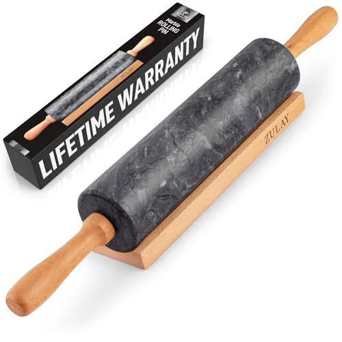 Prestigious 17 Inch Marble Rolling Pin With Stand User-Friendly