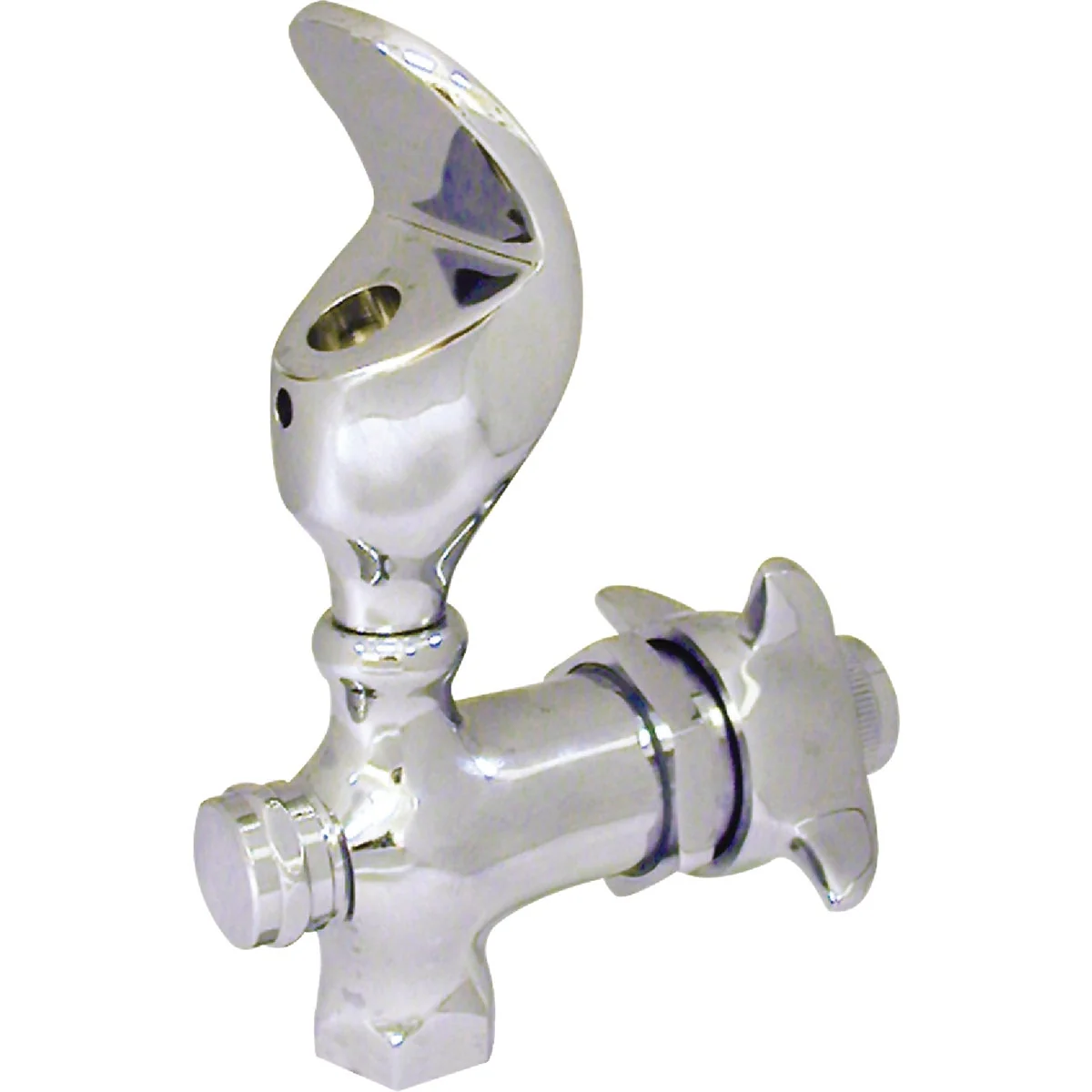 Breathable B K Chrome-Plated Brass Self-Closing Drinking Water Faucet Eco-Friendly