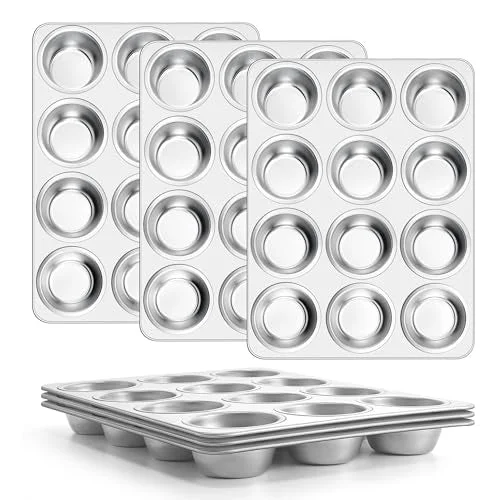 Exclusive 12 Cup Muffin Pan Set of 6 6 Count Proven