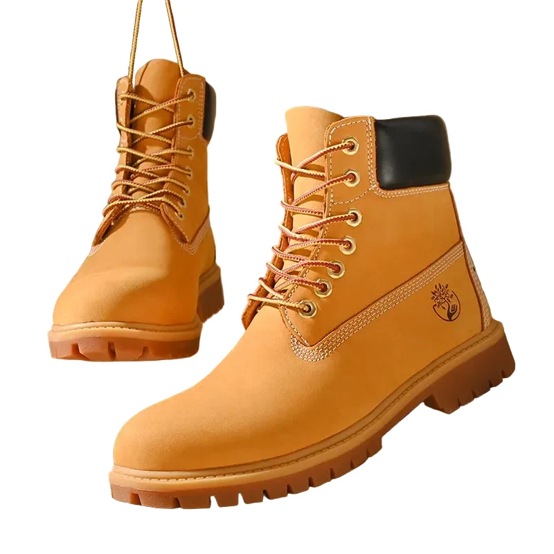 Specialty Unisex Waterproof Mid-Calf Hiking Work Boots with Non-Slip Rubber Sole Professional
