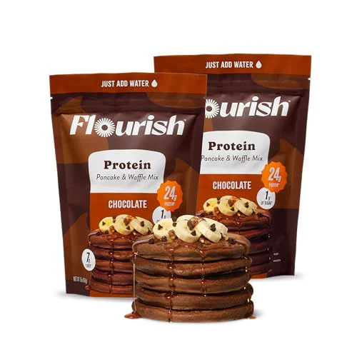 Enhanced Protein Pancake Waffle Mix 32 Ounce Modern