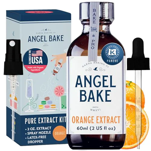 Expertly Made Angel Bake Pure Valencia Orange Extract 2 Fl Oz Original Design