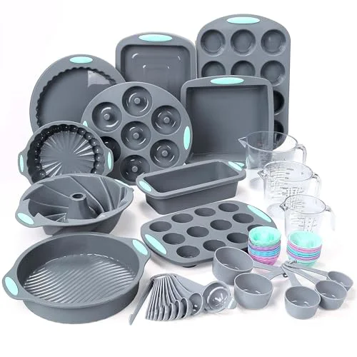 Professional 54 Pieces Silicone Baking Pans Set Next-Generation