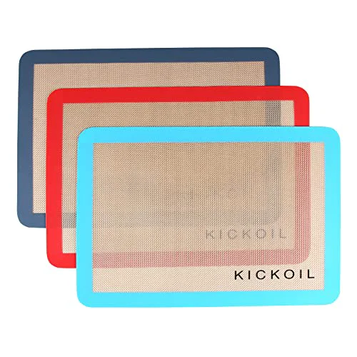 Unique Silicone Baking Mats Set of 3 Original Design