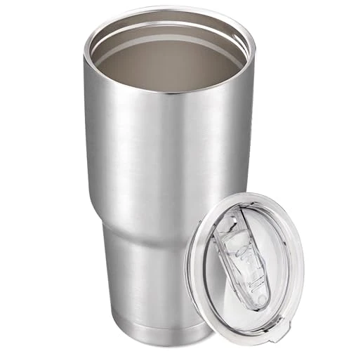 Reusable 30 oz Tumbler with Lid Stainless Steel Tumblers Official