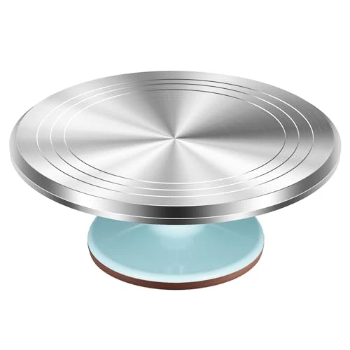 Convenient Aluminum Cake Stand Turntable for Party Selected