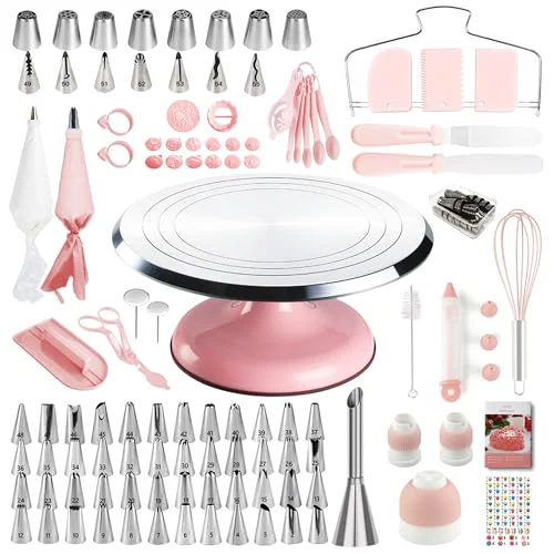 Authentic Aluminum Cake Decorating Kit 138 Count Proven