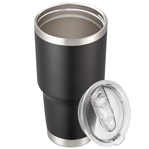Comfortable 30 oz Tumbler with Lid Stainless Steel Tumblers Fine Crafted