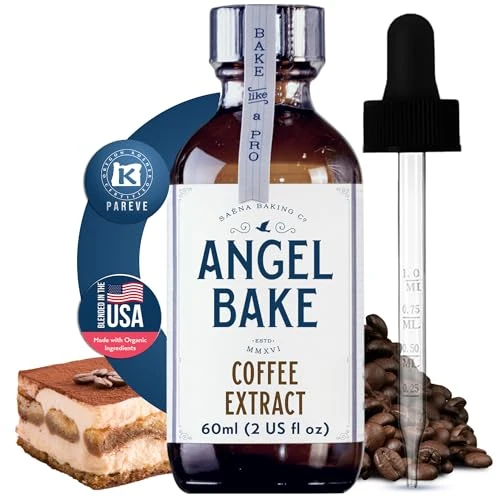 Premium Angel Bake Pure Coffee Extract 2 Fl Oz Fine