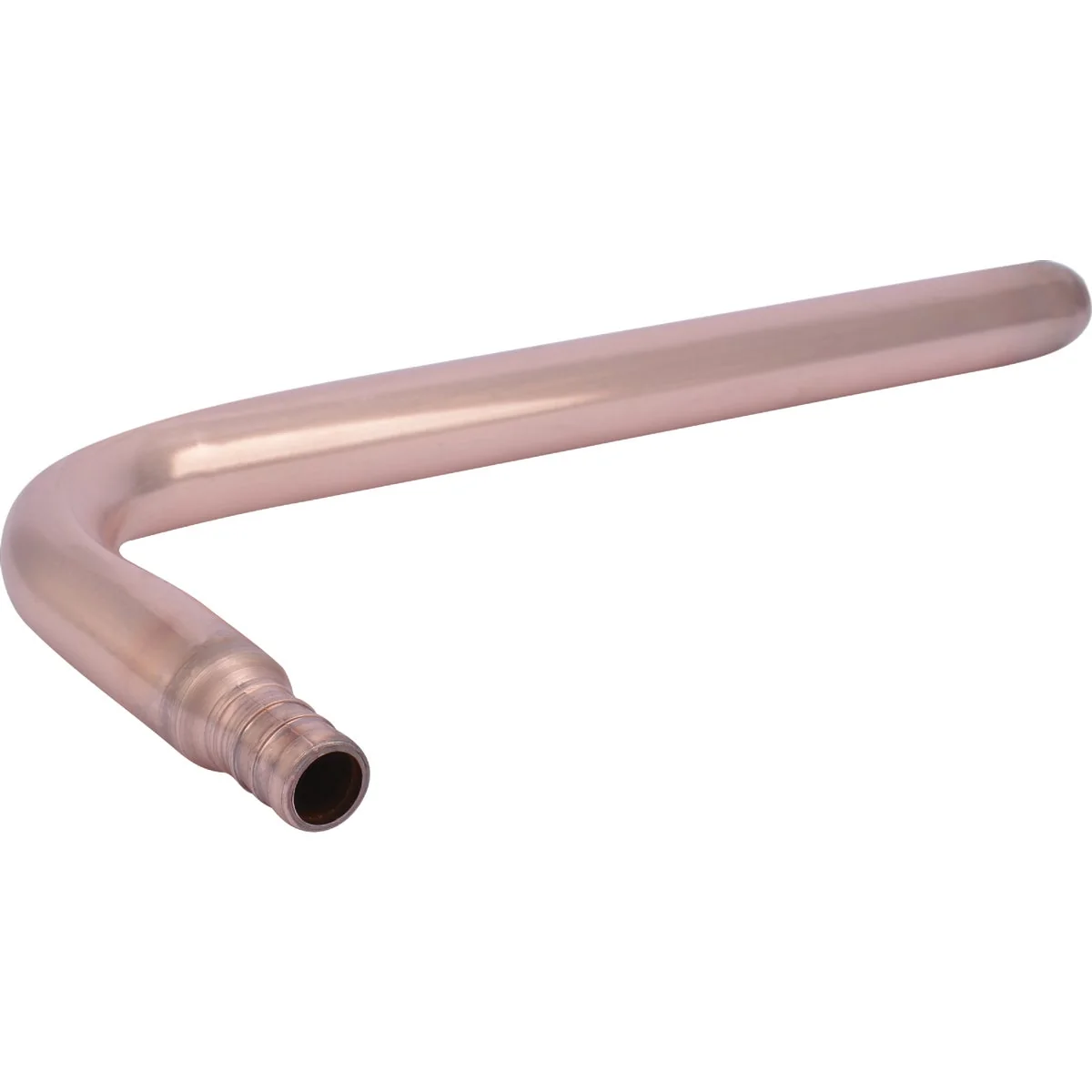 Efficient SharkBite 1 2 In. Barb x 4 In. x 8 In. 90 Deg. Copper Stub-Out PEX Elbow 1 4 Bend Responsible