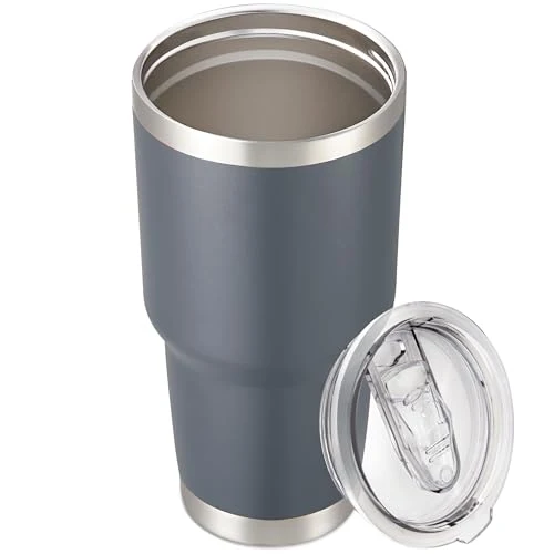 Durable 30 oz Tumbler with Lid Stainless Steel Tumblers Pure