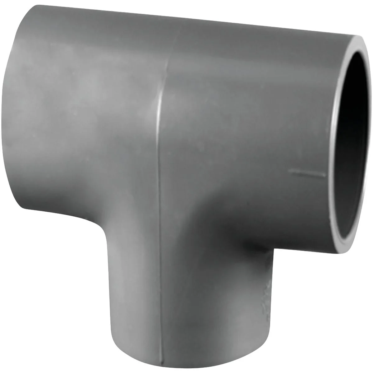 Lightweight Charlotte Pipe 1 In. Slip Schedule 80 PVC Tee Durable