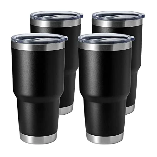 Traditional 30oz Stainless Steel Tumbler 4 Count Refined