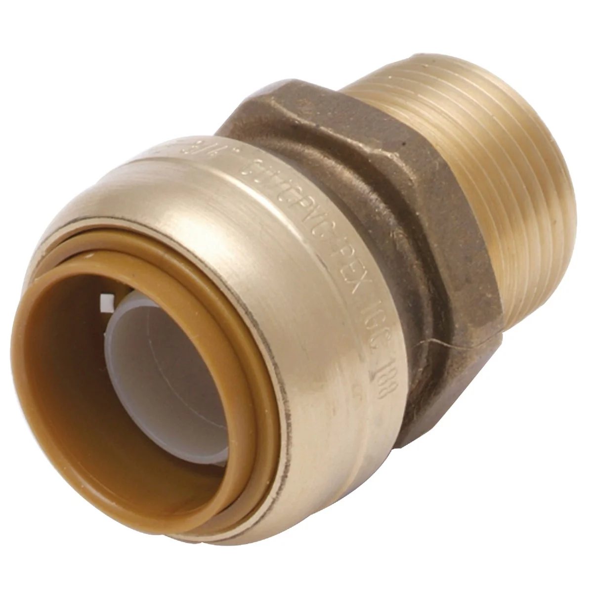 Professional Sharkbite 1 2 In. x 3 4 In. Reducing Brass Push-to-Connect Male Adapter Carefully Designed