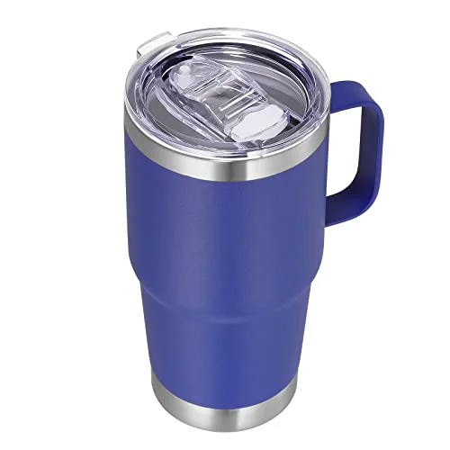 Superior 20 oz Tumbler with Handle Insulated Travel Coffee Mug High-End