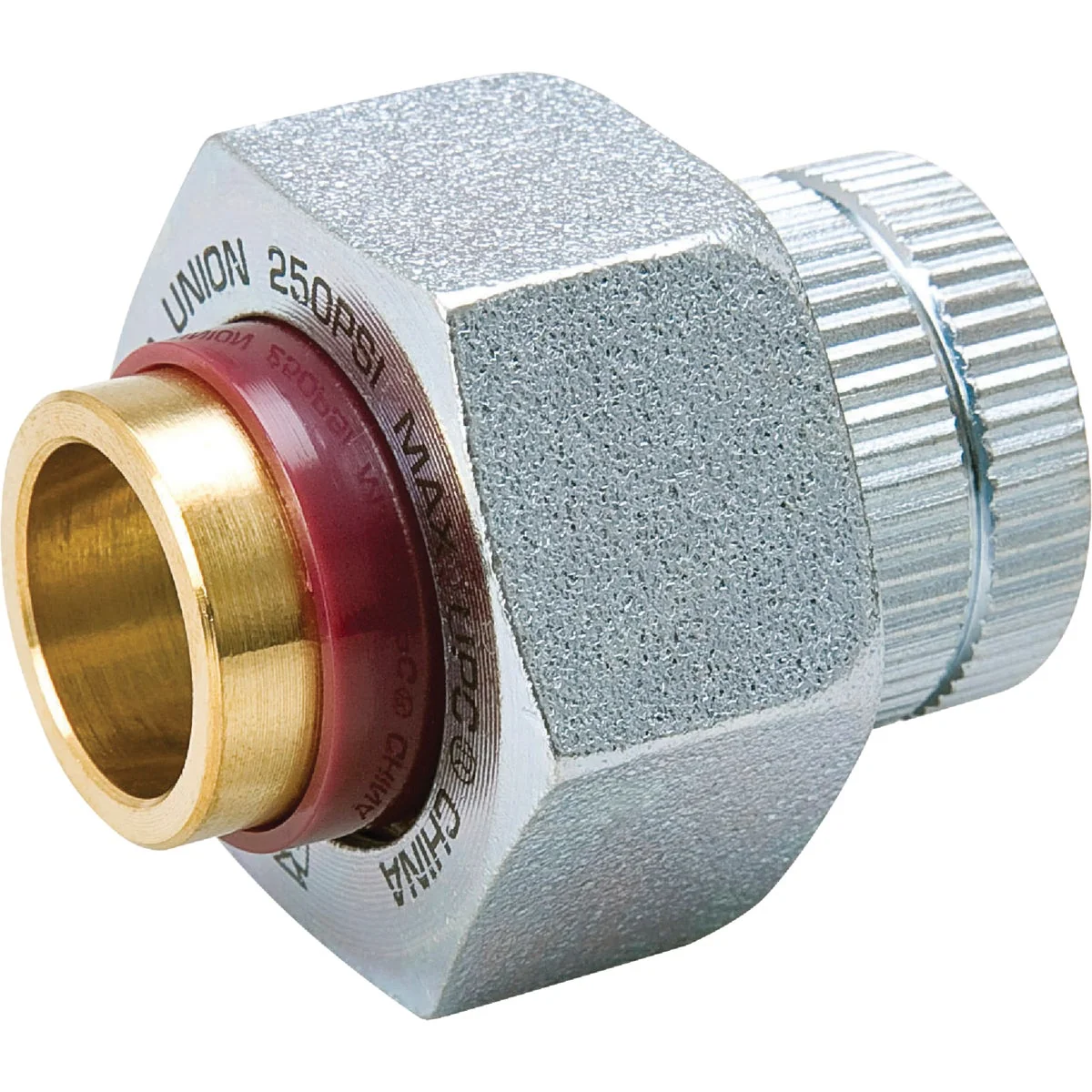Refined ProLine 1 2 In. FIPS x 1 2 In. Copper Sweat Brass Galvanized Dielectric Union Consistent