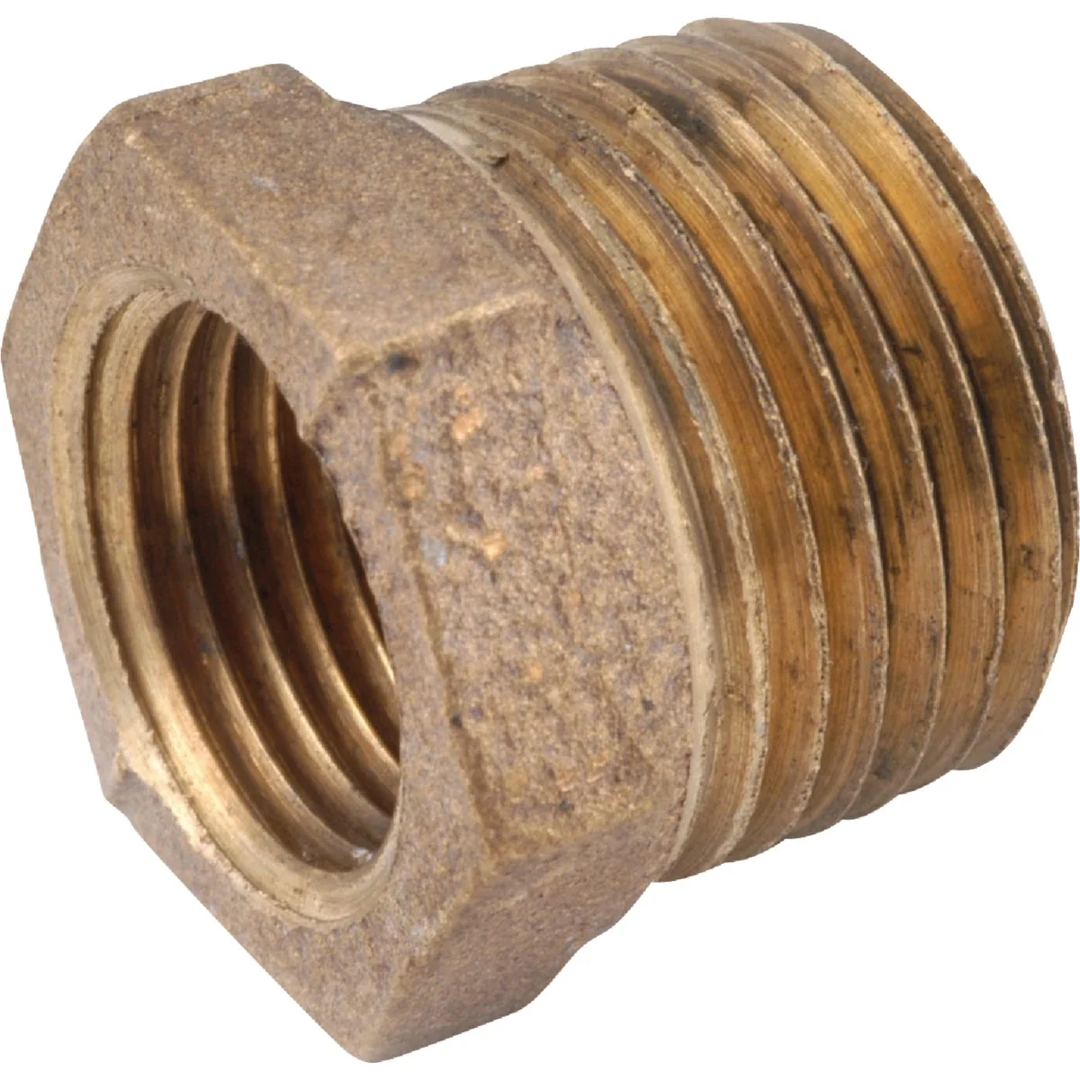 Exceptional Anderson Metals 3 8 In. MPT x 1 8 In. FPT Red Brass Hex Reducing Bushing Elegant