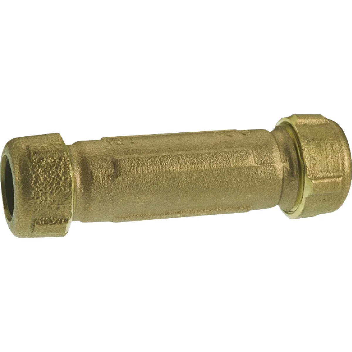 Optimized ProLine 1 2 In. IPS 3 4 In. CTS Brass Compression Repair Coupling Reusable