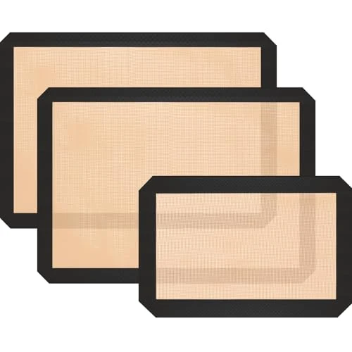 Stylish Silicone Baking Mat 3 Count Sustainable