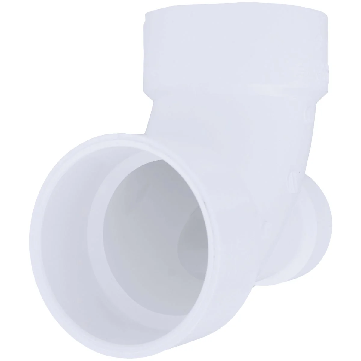 Specialty Charlotte Pipe 3 In. x 3 In. x 2 In. Schedule 40 90 Deg. Lowheel Inlet DWV PVC Elbow 1 4 Bend Efficient
