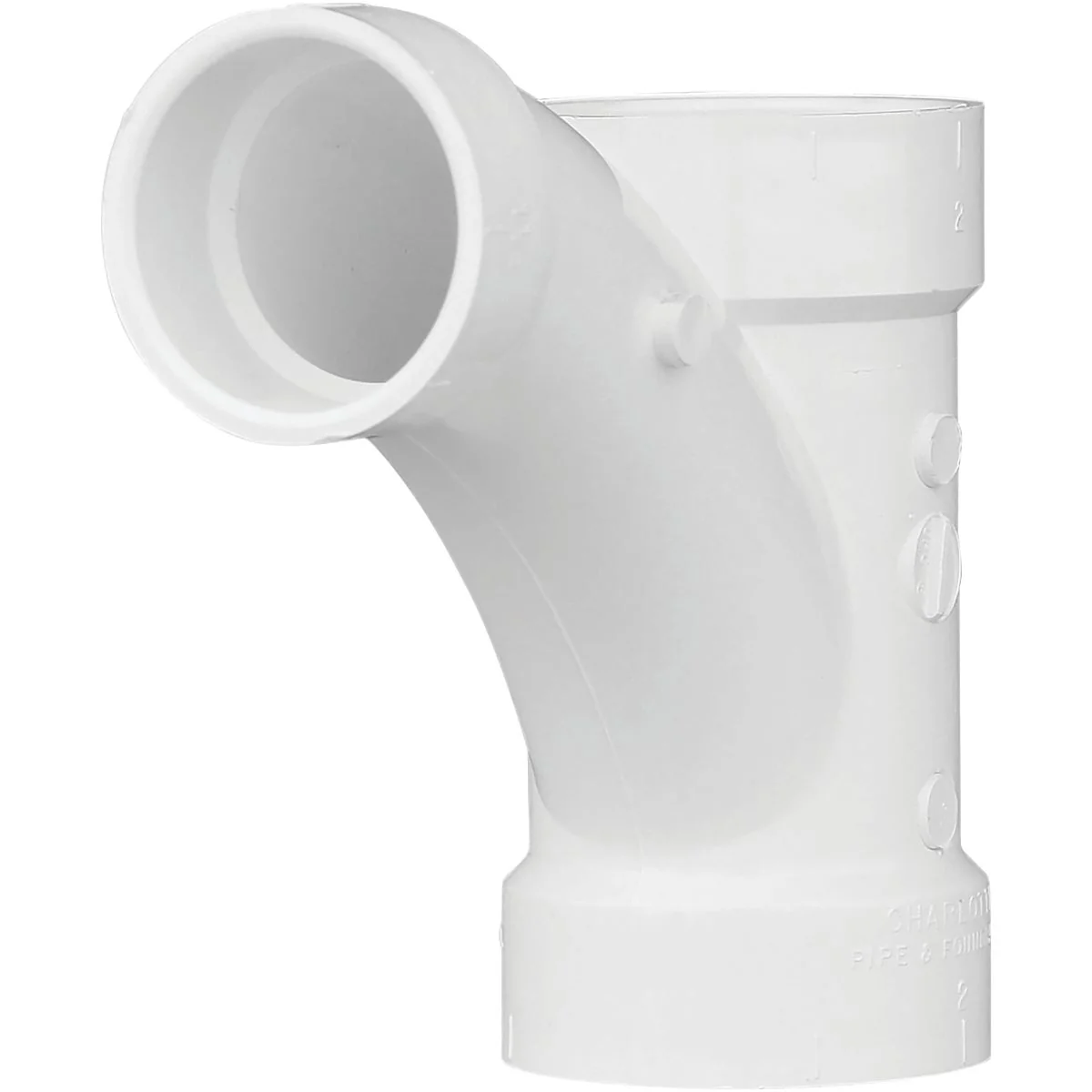Lightweight Charlotte Pipe 3 In. X 3 In. X 1-1 2 In. Reducing Tee-Wye PVC Tee Optimized