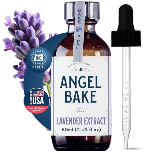 Expertly Made Angel Bake Pure Bulgarian Lavender Extract 2 Fl Oz Natural