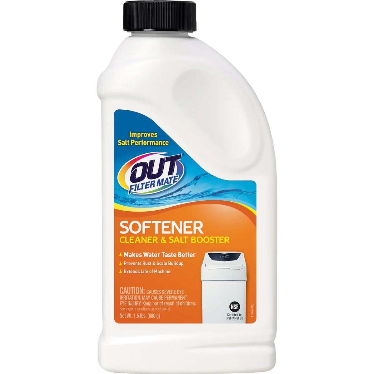 Carefully Designed OUT Filter-Mate 1-1 2 Lb. Powder Water Softener Cleaner and Salt Booster Certified