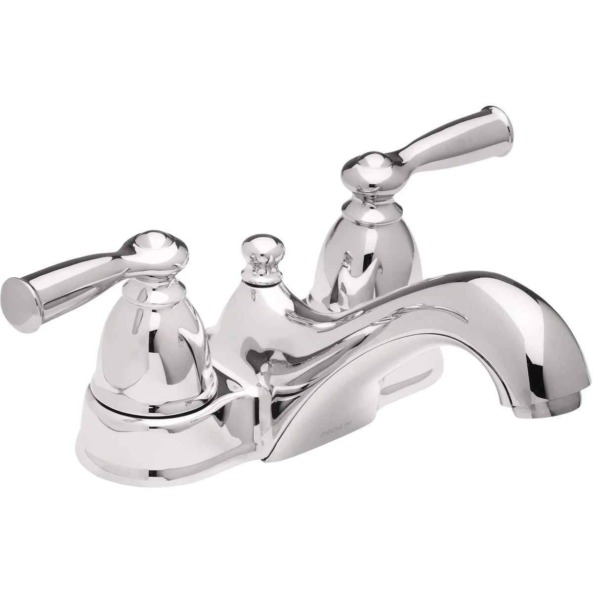 Trusted Moen Banbury Chrome 2-Handle Lever 4 In. Centerset Bathroom Faucet with Pop-Up Carefully Designed