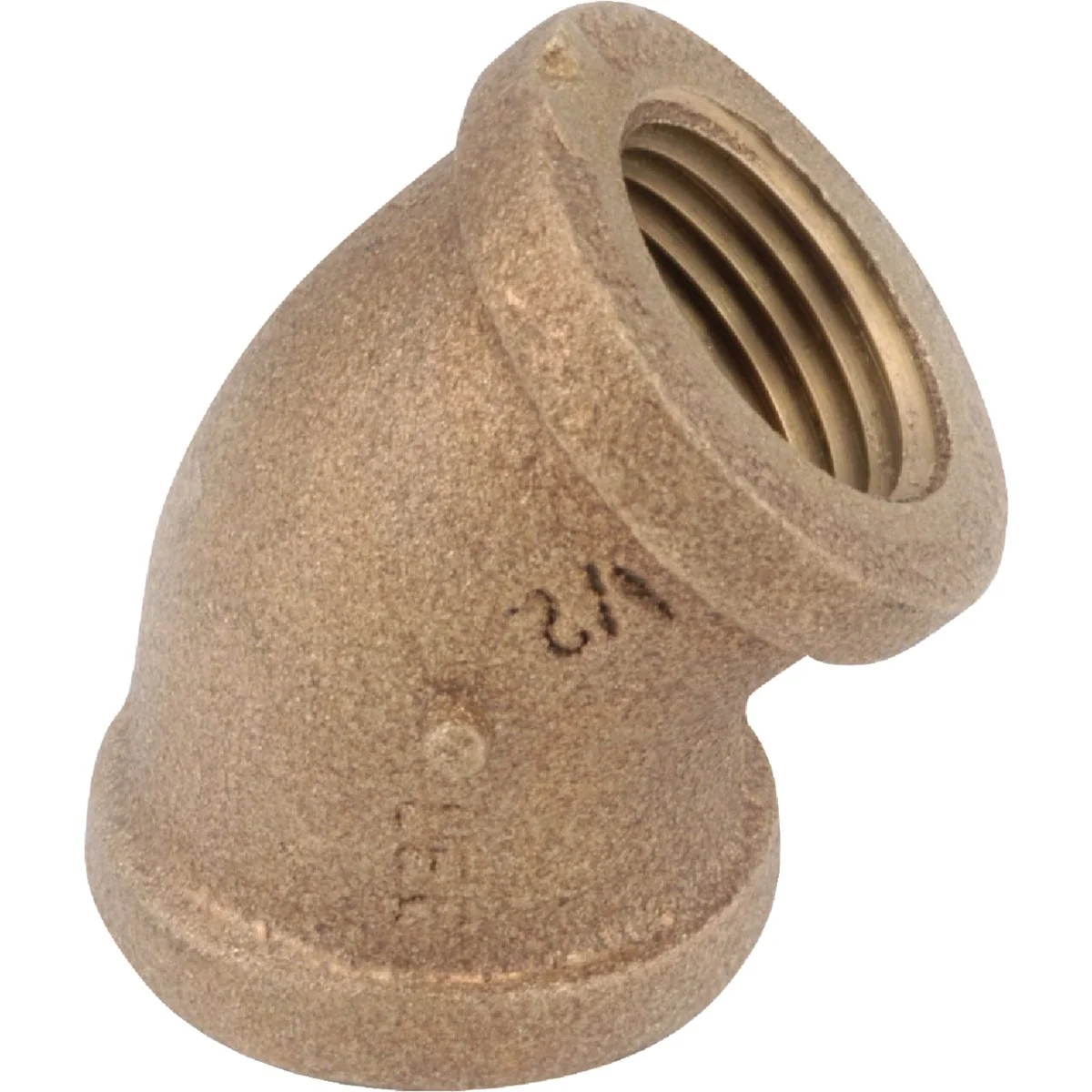 Safe Anderson Metals 1 2 In. 45 Deg. Red Brass Elbow 1 8 Bend Top-Quality