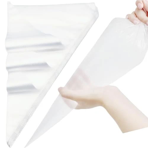 Premium Material 21 Inch Extra Large Piping Bags 200 Pack Pure