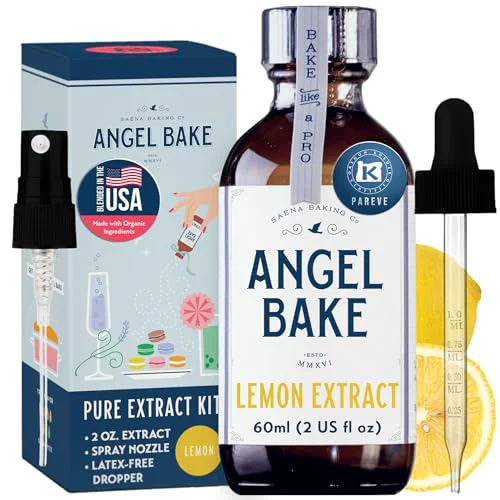 Stylish Angel Bake Pure Lemon Extract 2 Fl Oz Breathable